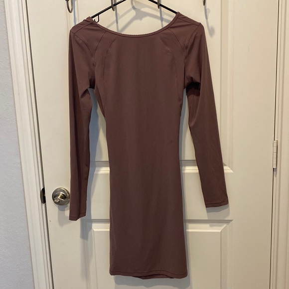Lululemon Contour Nulu Dress- Purple - Picture 5 of 7